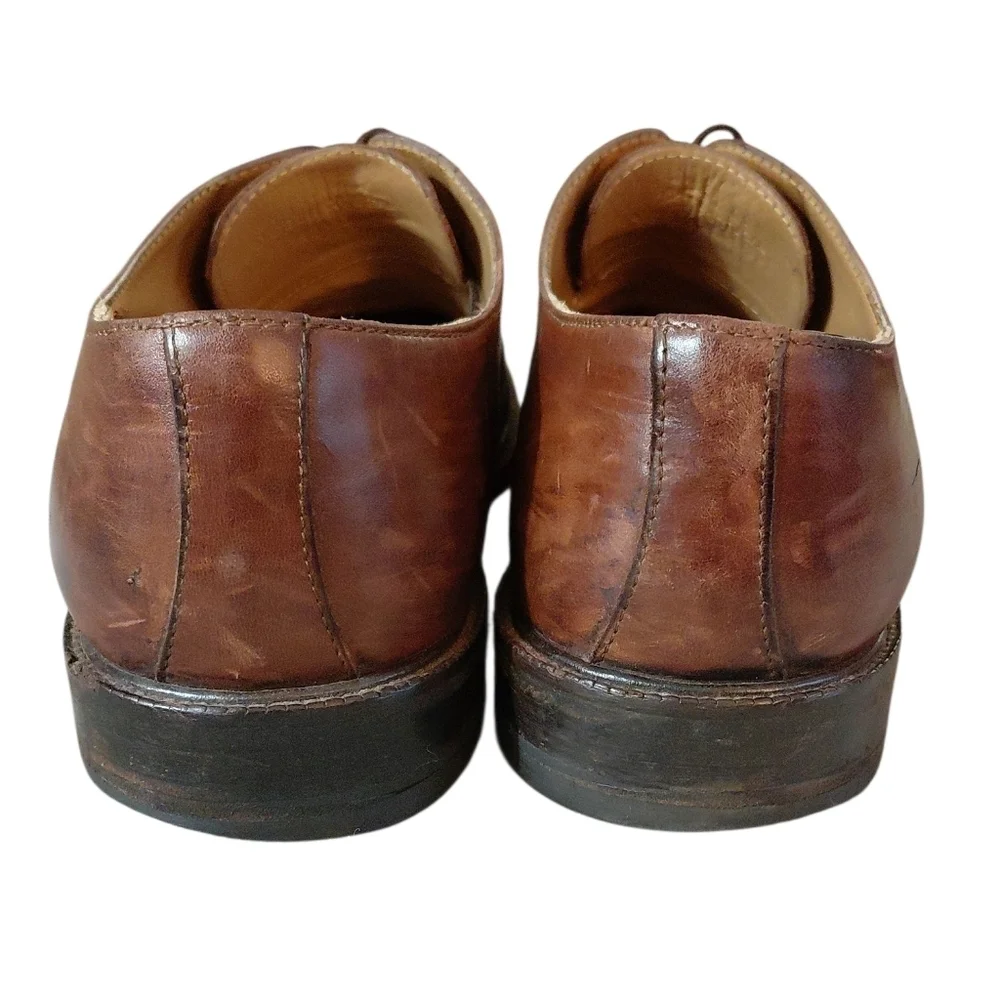 Birkenstock Brown Leather Oxfords Men's Brown Lace Up Shoes Size 12